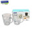 Bộ 2 cốc thuỷ tinh cường lực 280ml Glasslock GL2527 - Made in Korea