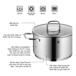 Nồi Inox 18/10 cao cấp WMF Inspiration 20cm hàng Đức