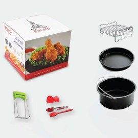 Bộ dụng cụ phụ kiện Nồi chiên không dầu Galuz gồm ..