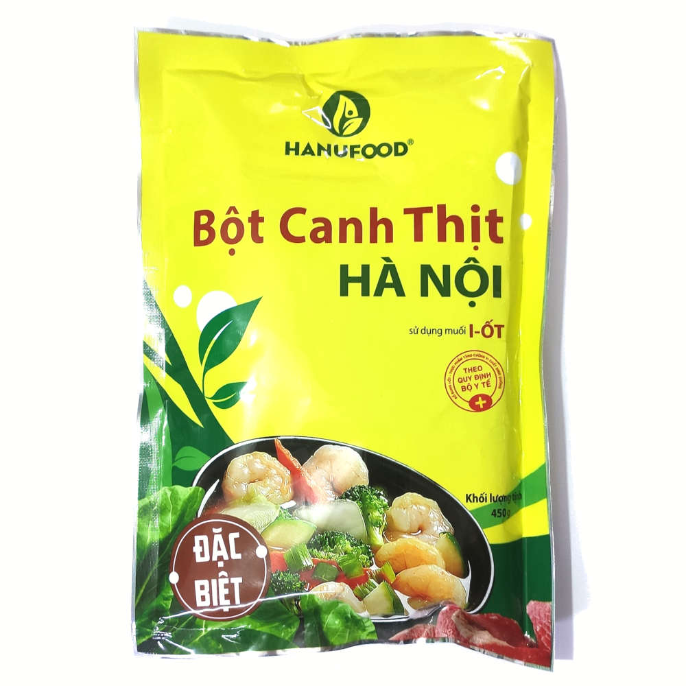 Bột canh thịt I-Ốt Hà Nội Hanufood 450gr