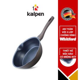 Chảo chống dính sâu lòng cao cấp Kalpen Lipper đáy từ KP-8628 size 28cm