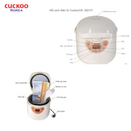 Nồi cơm điện tử Cuckoo CR-0821FI dung tích 1.5 lít Made in Korea