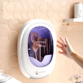 Hộp sấy và khử khuẩn đũa thìa treo tường thông minh Disinfectant nội địa Trung