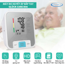 Máy đo huyết áp bắp tay tự động Gluck Care B56 thương hiệu Đức bảo hành 24 tháng