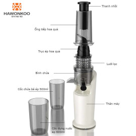 Máy ép chậm Hawonkoo Hàn Quốc SJH-001-PK công suất 150W, bảo hành 12 tháng