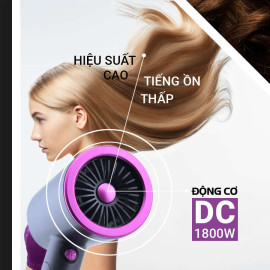 Máy sấy tóc gấp gọn Kalpen HDK-3601 công suất 1800W công nghệ Đức