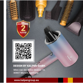Máy sấy tóc gấp gọn Kalpen HDK-3602 công suất 1800W công nghệ Đức