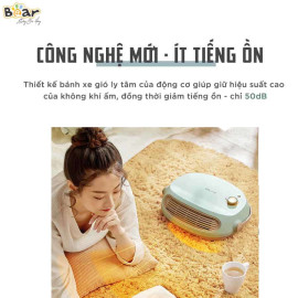 Máy sưởi gốm Bear DNQ-A19B1 cao cấp 1900W bảo hành 18 tháng