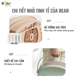 Máy sưởi gốm Bear DNQ-A19B1 cao cấp 1900W bảo hành 18 tháng