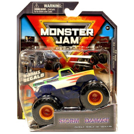 Đồ chơi ô tô chiến xe Monster Jam 6044941 tỷ lệ 1:64 - Storm Damage