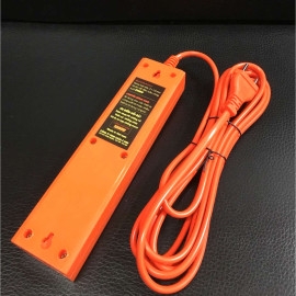 Ổ cắm điện chống cháy chịu tải 2200w Nival N424 dây 4m màu cam