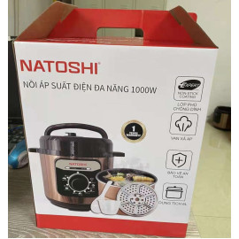 Nồi áp suất điện đa năng Natoshi NS-07 dung tích 6L, bảo hành 12 tháng