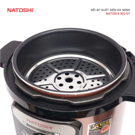 Nồi áp suất điện đa năng Natoshi NS-07 dung tích 6L, bảo hành 12 tháng