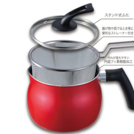 Nồi chiên ngập dầu DCM Nhật Bản 2.5 lít đáy từ kèm rổ chiên Inox, vung tự đứng