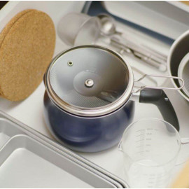 Nồi chiên ngập dầu DCM Nhật Bản 2.5 lít đáy từ kèm rổ chiên Inox, vung tự đứng