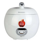 Nồi cơm điện Sharp dung tích 0.72 lít KS-A08V-WH, bảo hành 12 tháng