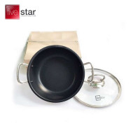 Nồi Fivestar Inox 304 phủ men chống dính 3 lớp đáy 18cm FSN18IN005