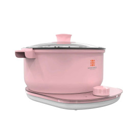 Nồi lẩu điện 2.5 lít Hawonkoo Hàn Quốc HEH-100-PK hồng, bảo hành 12 tháng