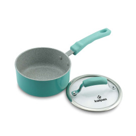 Quánh chống dính cao cấp đáy từ phẳng Kalpen Inzager size 16cm vung kính