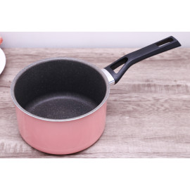 Quánh hợp kim nhôm chống dính vân đá đáy từ nắp kính Kims Cook 16cm EARM316H