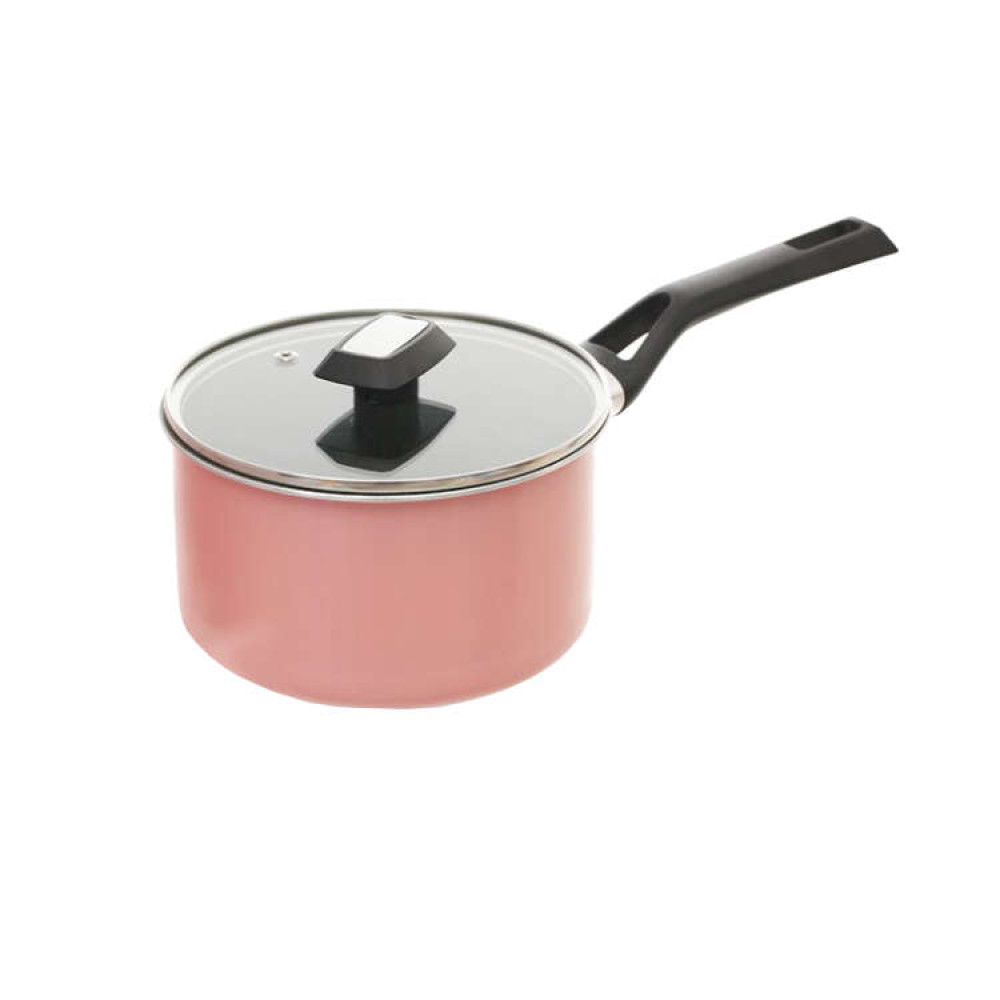 Quánh hợp kim nhôm chống dính vân đá đáy từ nắp kính Kims Cook 16cm EARM316H