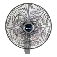 Quạt treo tường Mitsubishi W16-RV có khiển xuất xứ Thái Lan, bảo hành 12 tháng