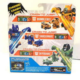 Bộ 3 đồ chơi Robot Transformer Mini Bot Shots - Bumblebee, Shockwave và Skyquake (Box)