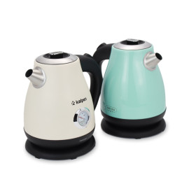 Ấm siêu tốc 1.7L Inox 304 Kalpen KK91 kèm đồng hồ báo nhiệt, công suất 2200W