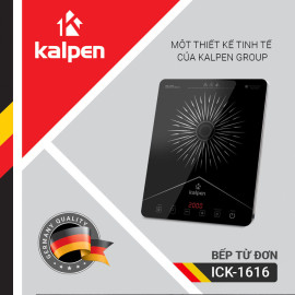 Bếp từ đơn cao cấp Kalpen ICK-1616 công suất 2200W chuẩn Đức tặng Nồi Inox 28cm
