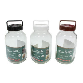 Lọ thủy tinh có quai xách 1 Lít Echo Japan hàng Nh..