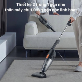 Máy hút bụi cầm tay Deerma DX115C công suất 600W lực hút 15000Pa