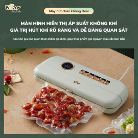 Máy hút chân không bảo quản thực phẩm Bear 95W SB-CK95W, bảo hành 18 tháng