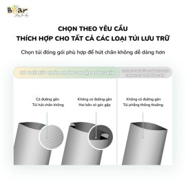 Máy hút chân không bảo quản thực phẩm Bear 95W SB-CK95W, bảo hành 18 tháng