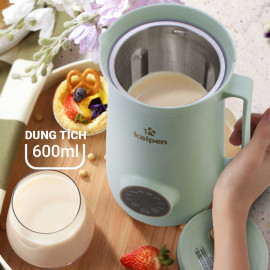 Máy làm sữa hạt mini Kalpen 600ml đa năng 8 chức năng chuẩn Đức, bảo hành 2 năm