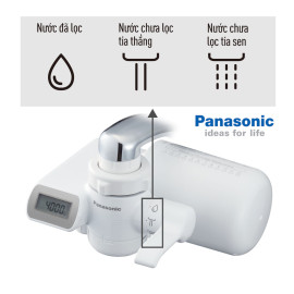 Máy lọc nước tại vòi Panasonic TK-CJ300-WVN công suất 4000L xuất xứ Nhật Bản