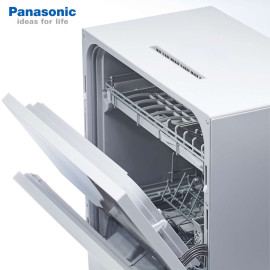 Máy rửa bát để bàn Panasonic NP-TH1WEVN có chức năng sấy khô, bảo hành 12 tháng chính hãng