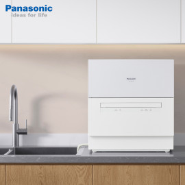 Máy rửa bát để bàn Panasonic NP-TH1WEVN có chức năng sấy khô, bảo hành 12 tháng chính hãng