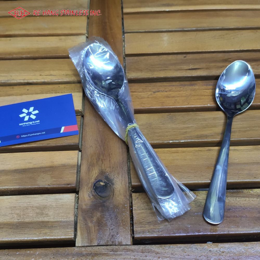 Muỗng thìa Inox 304 nguyên khối Rehang 18cm xuất Hàn Quốc - 15,000 ...
