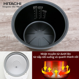 Nồi cơm điện tử Hitachi RZ-D18XFY-GWH dung tích 1.8L, Double Cook, Made in Thailand