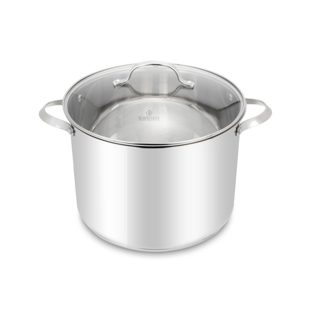 Nồi luộc gà inox 304 cao cấp 5 đáy Kalpen Lermat 30cm, bảo hành 5 năm