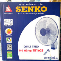 Quạt treo tường điều khiển từ xa Senko TR1628 công suất 47W