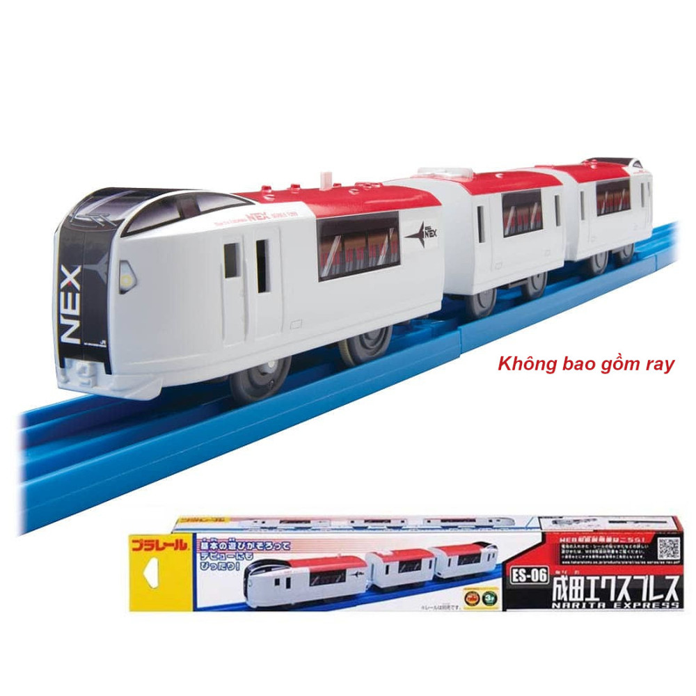 Mô hình tàu điện Takara Tomy Es-06 Narita Express chạy pin loại to (Box)