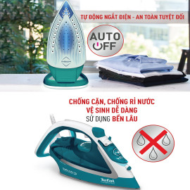 Bàn ủi hơi nước Tefal EasyGliss Plus FV5737E0 công suất 2500W Made in France