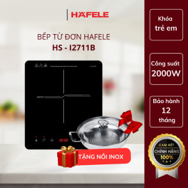 Bếp từ đơn Hafele HS-I2711B công suất 2000W tặng kèm Nồi lẩu Inox