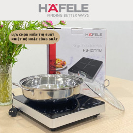 Bếp từ đơn Hafele HS-I2711B công suất 2000W tặng kèm Nồi lẩu Inox