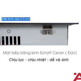 Bếp từ 3 vùng nấu Hafele HC-I603D (536.61.631) chính hãng Đức, nhập khẩu Châu Âu