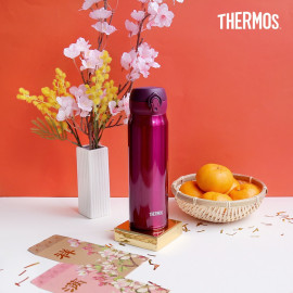 Bình giữ nhiệt nút bấm Thermos Nhật Bản dung tích 500ml, sản xuất Malaysia