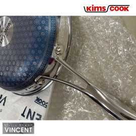 Chảo chống dính 2 mặt Inox 304 Kimscook Blackcube Vincent Hàn Quốc 20cm