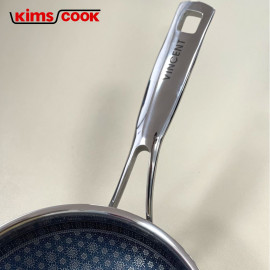 Chảo chống dính 2 mặt Inox 304 Kimscook Blackcube Vincent Hàn Quốc 20cm