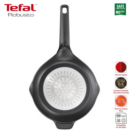 Chảo đúc chống dính cao cấp Tefal Robusto E2490244 size 20cm có miệng rót